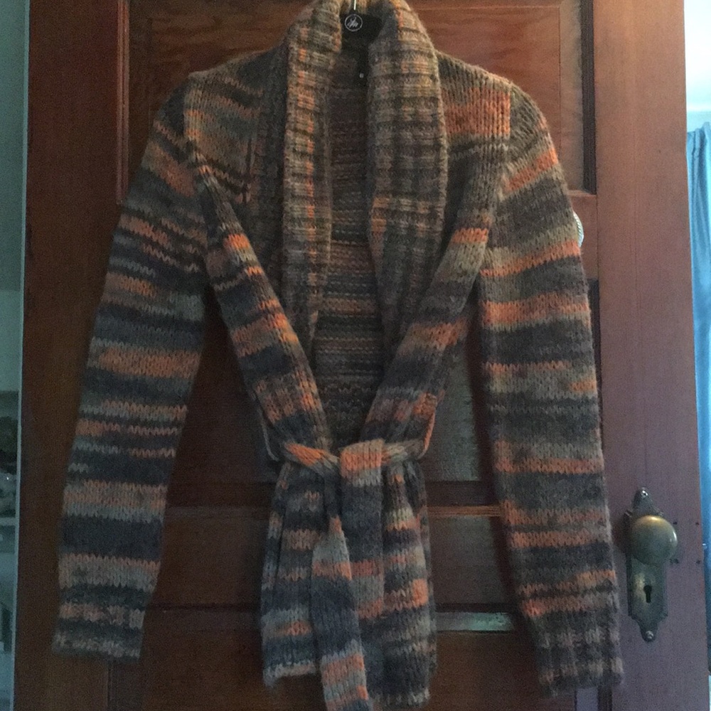 H&M | belted cardigan sweater